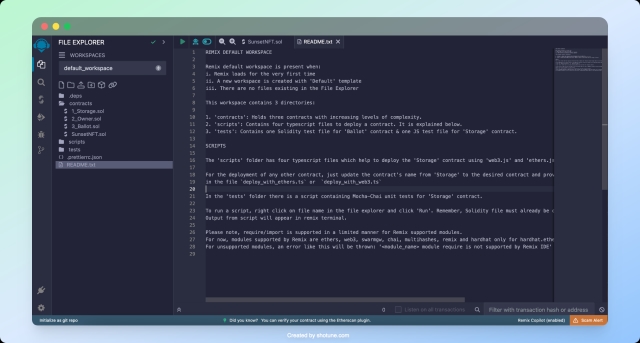 How do you implement an NFT Smart Contract with Remix and publish it on OpenSea?