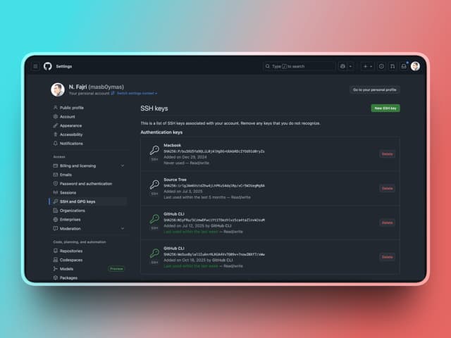 Illustration of Git and GitHub setup on a local device