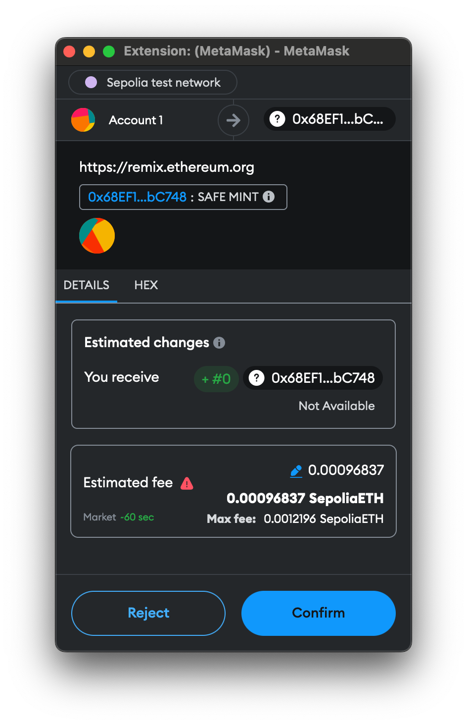 Mint With Metamask